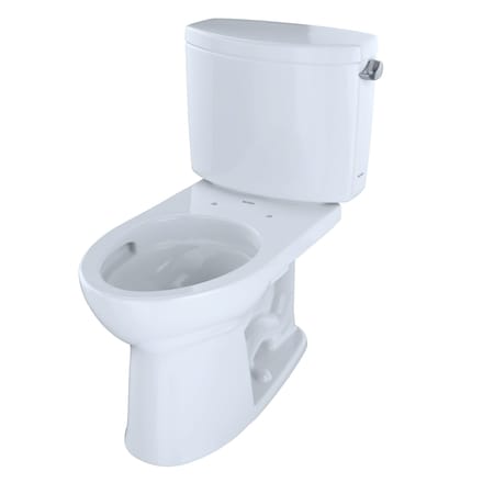 Toto Toilet, 1.28 gpf, Gravity Fed, Floor Mount, Elongated, Cotton CST454CEFRG#01